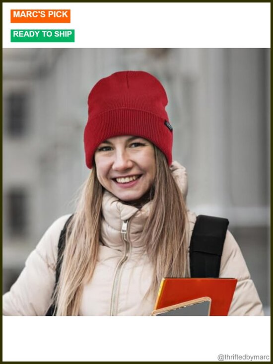 3 Pack Satin Lined Beanies for Men and Women, Silk Warm Cuffed Winter Hats, 60% main image 6